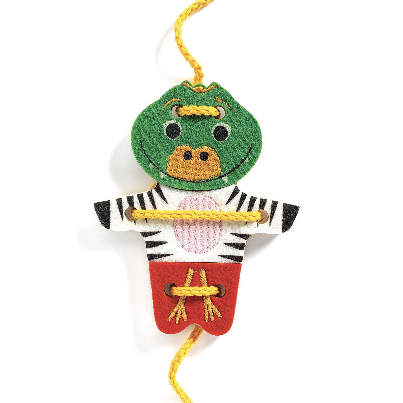 Djeco Nawlekanka-sznurowanka FELTIMIX Zabawa od 2 lat