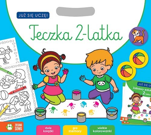 Zielona Sowa Teczka Edukacyjna dla 2-latka