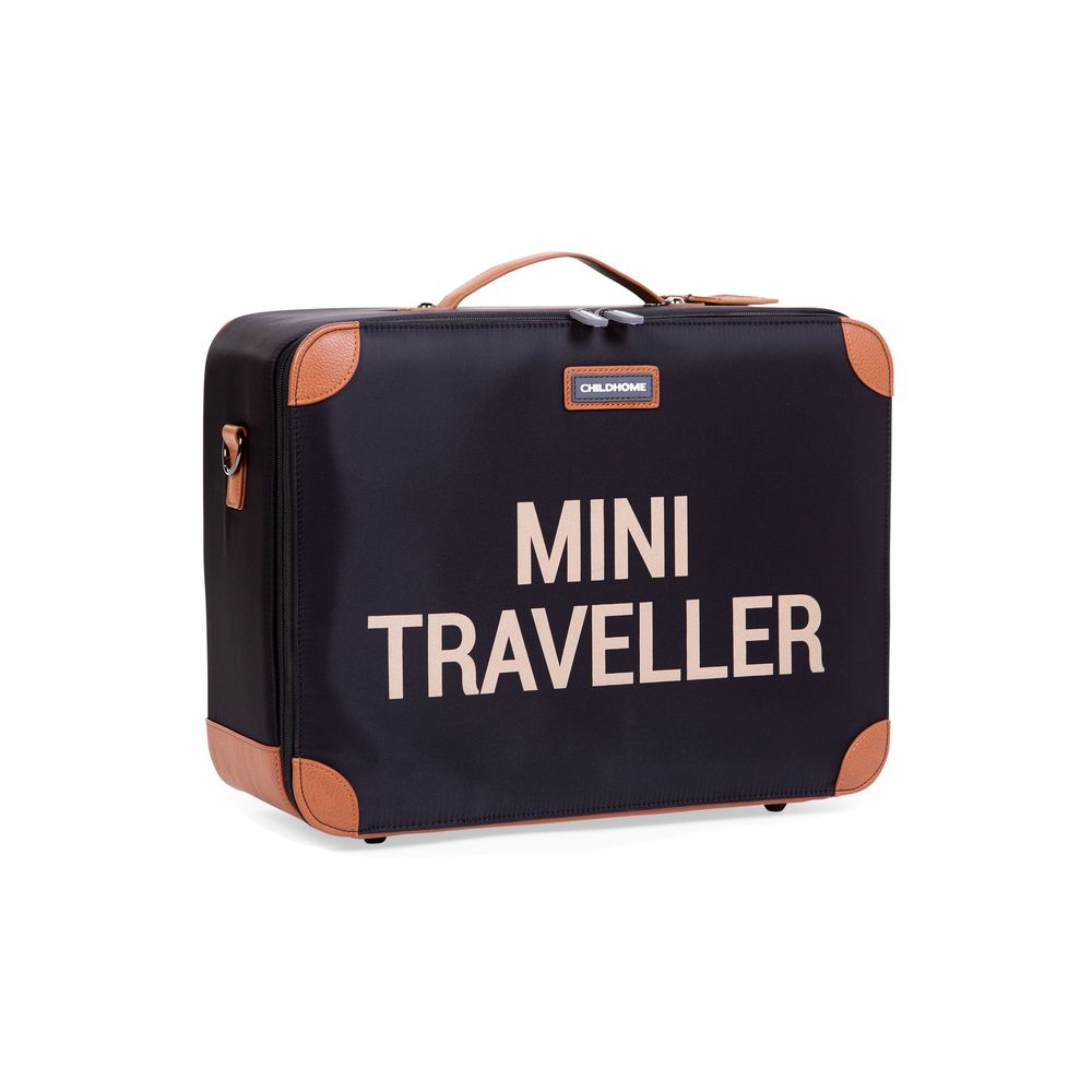 Childhome Walizka Mini Traveller Czarno-Złota 1+