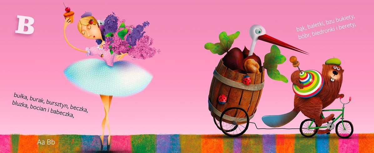Bajka "Wielka podróż z abecadłem" Strzałkowska 3+