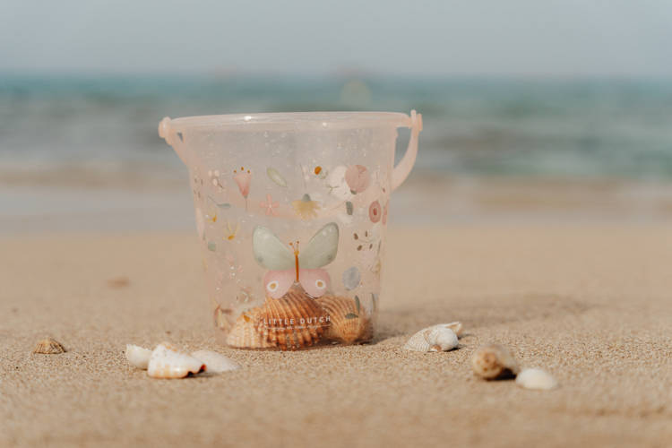 Little Dutch, Wiaderko przezroczyste różowe