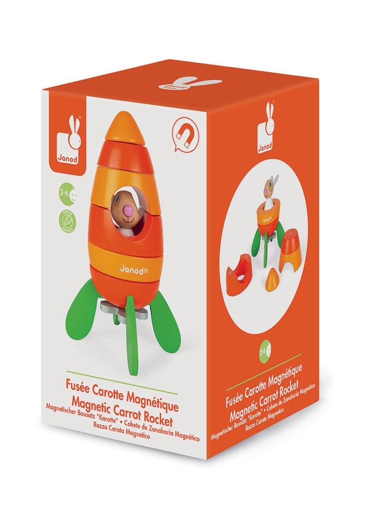 Janod Rakieta Magnetyczna z Królikiem 2+ lat