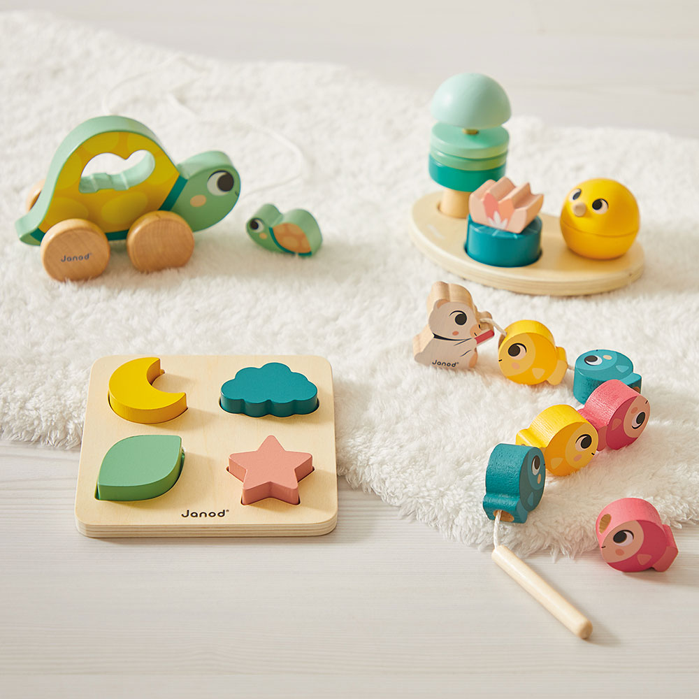 Janod Zestaw Edukacyjnych Zabawek Box 18m+