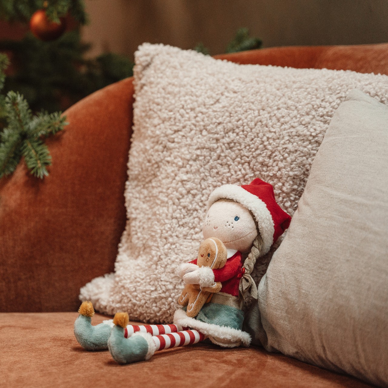 Little Dutch, Laleczka X-mas Rosa 35 cm