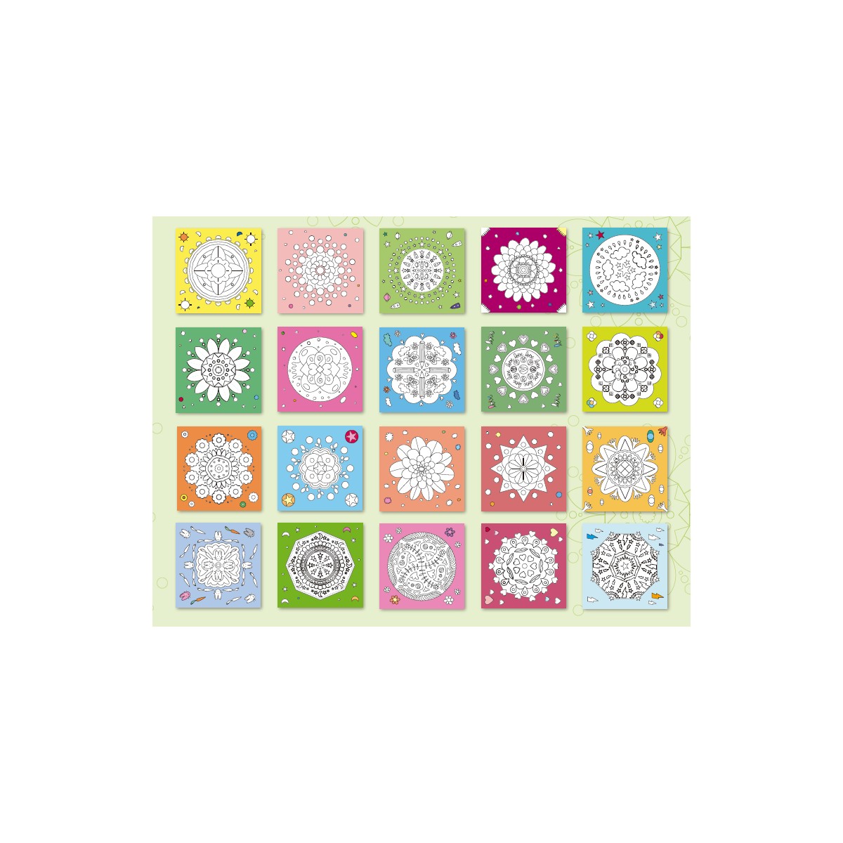 Apli Kids Kolorowanka Mandala z Kredkami 20 stron 3+