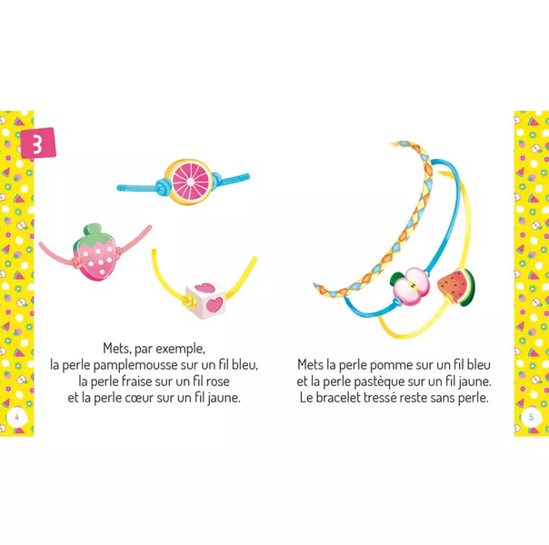 Auzou Zestaw Bransoletek Fluorescencyjnych DIY 6+