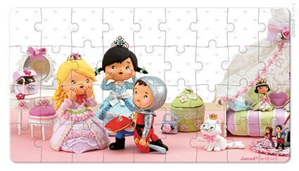Janod Puzzle 2w1 Róża Bawi Się w Księżniczkę 4+ | PS13817
