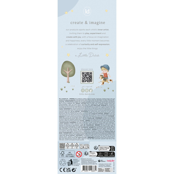 Little Dutch Kreatywne Pudełko XL Jim & Friends 3+