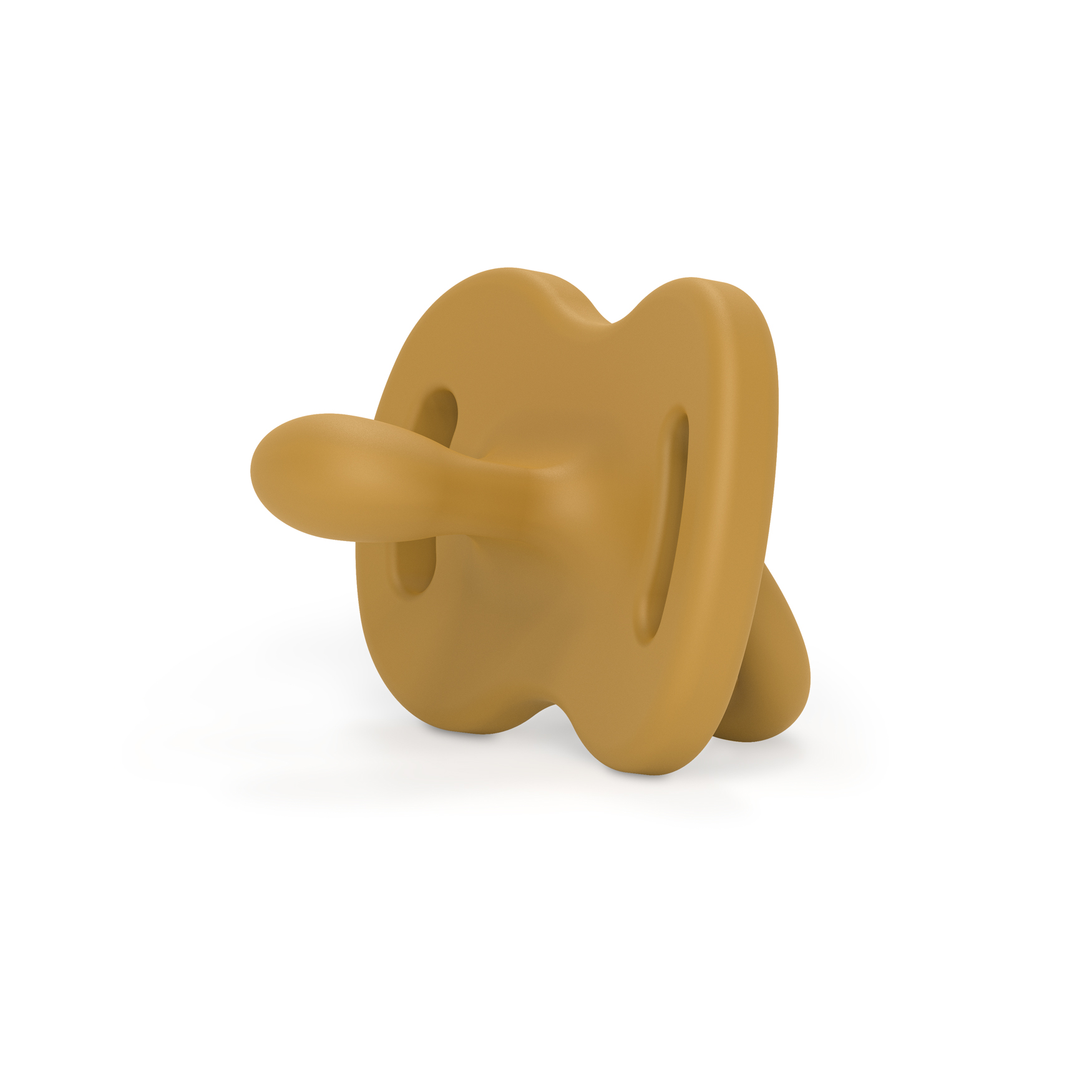 Suavinex, Smoczek 100 % silikonowy fizjologiczny SX Pro  0-6m musztardowy