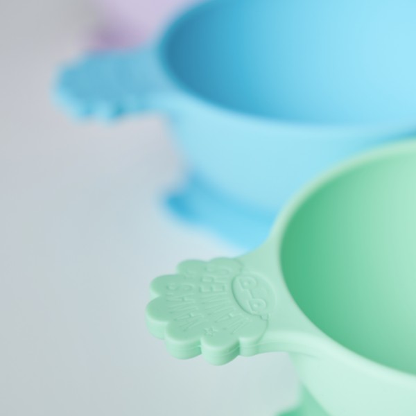 Nana's Manners Miska z przyssawką Zielona 0+