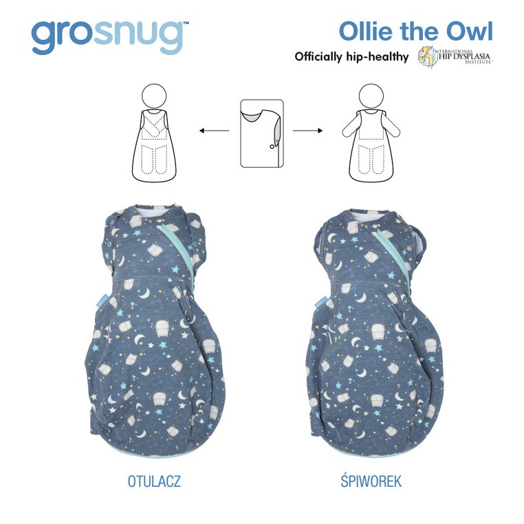 Gro Company Otulacz Grosnug Ollie the Owl 0-3m