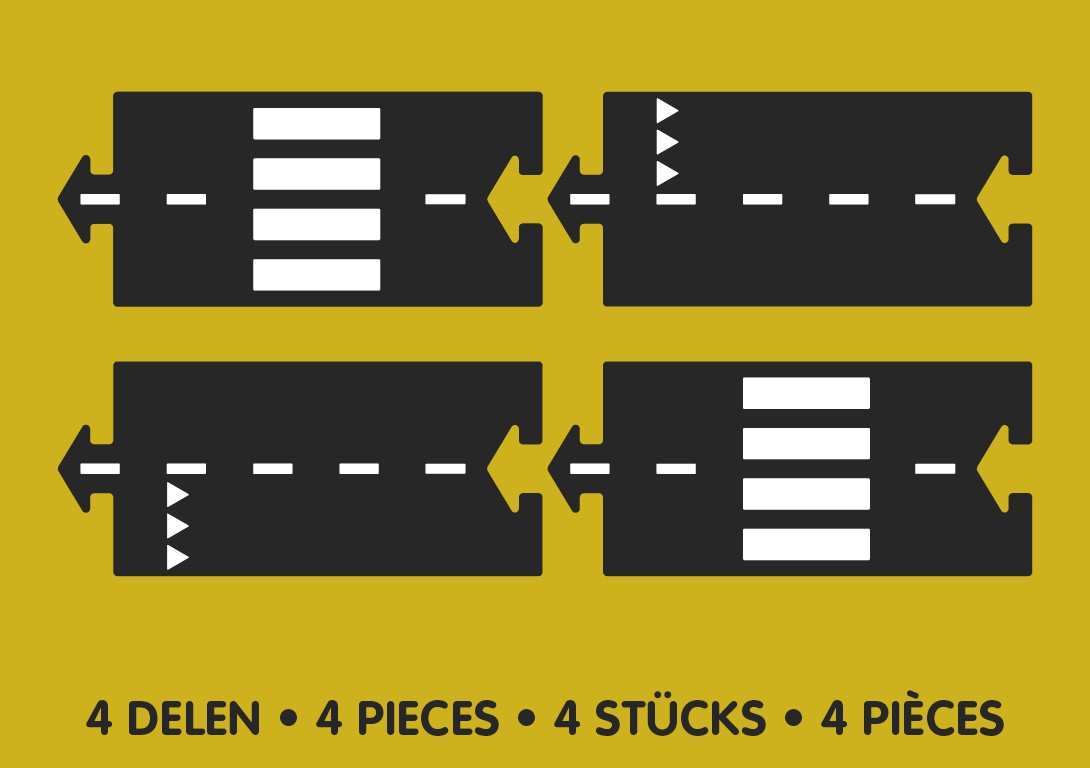 Waytoplay Droga Silikonowa Prosta 4szt 3+