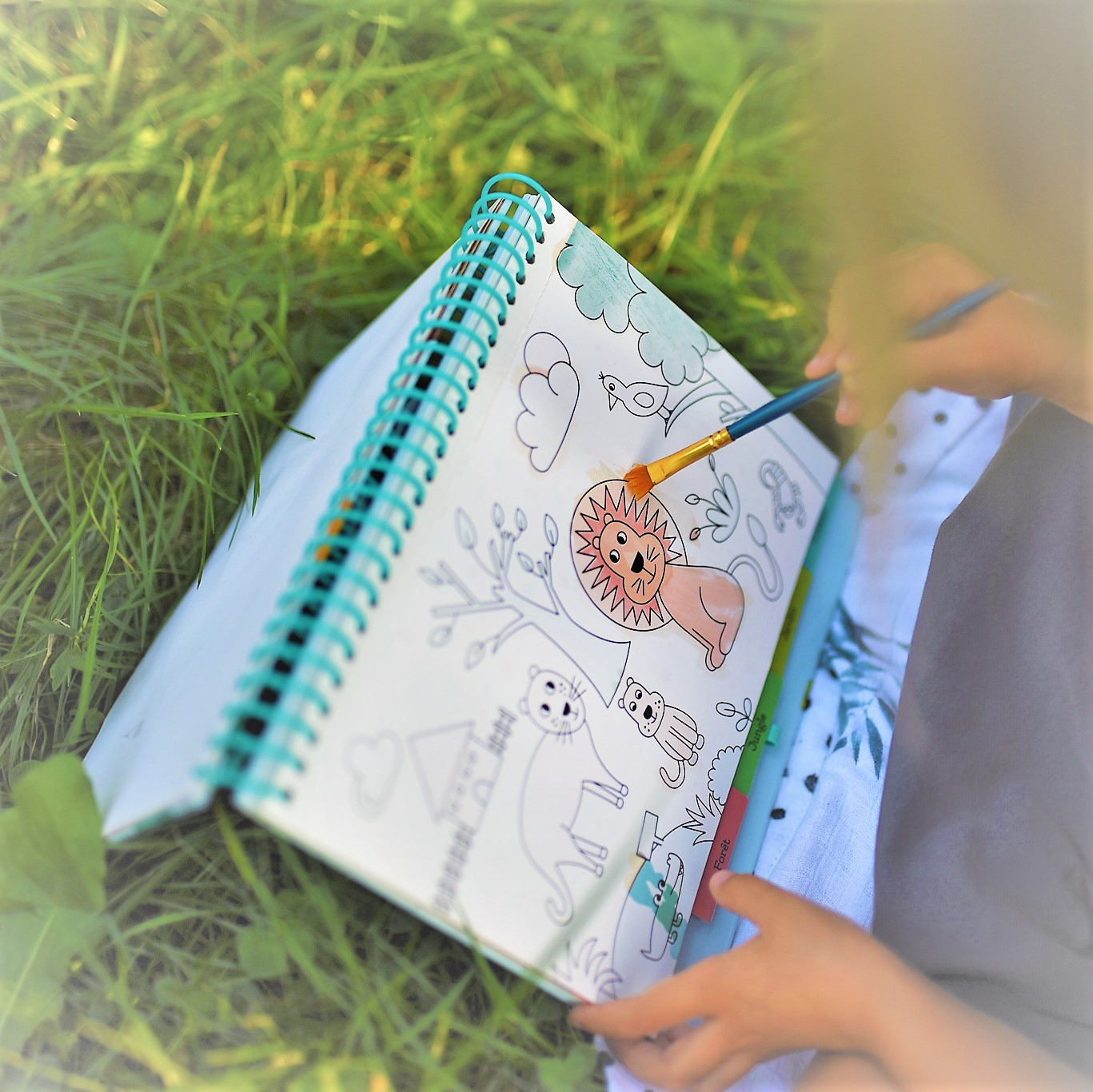 Auzou Kolorowanka Wodna Dzikie Zwierzątka 3+