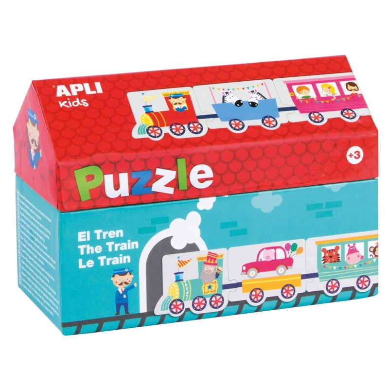 Apli Kids Puzzle Pociąg w domku 20 elementów 3+