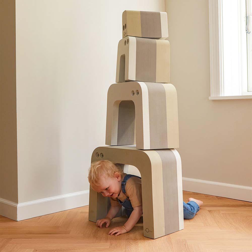 Mrówkojad zabawka sensoryczna dla dzieci Sand Grey| bObles