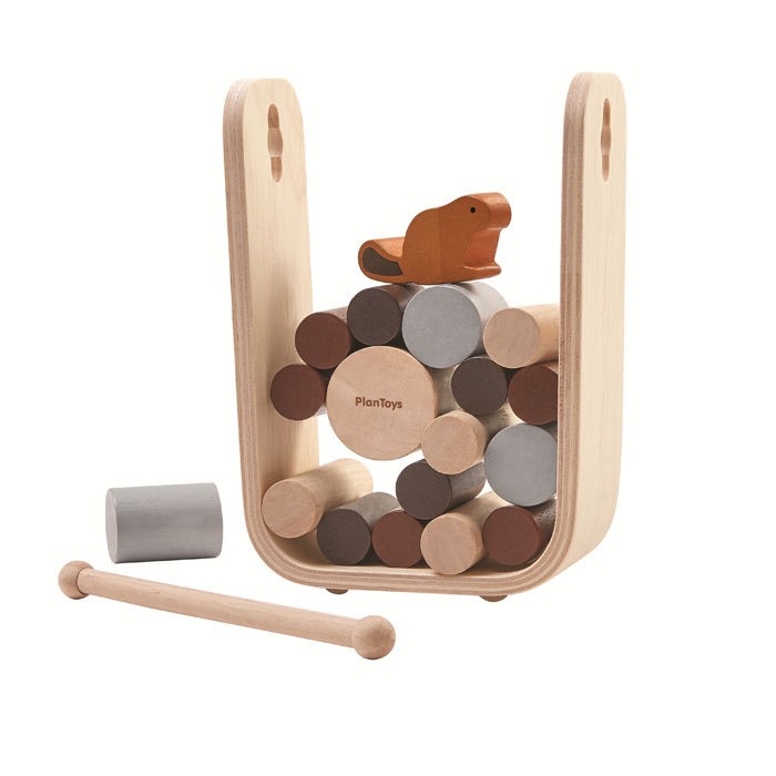 Plan Toys Gra Uratuj Bobra - Zręcznościowa 3+