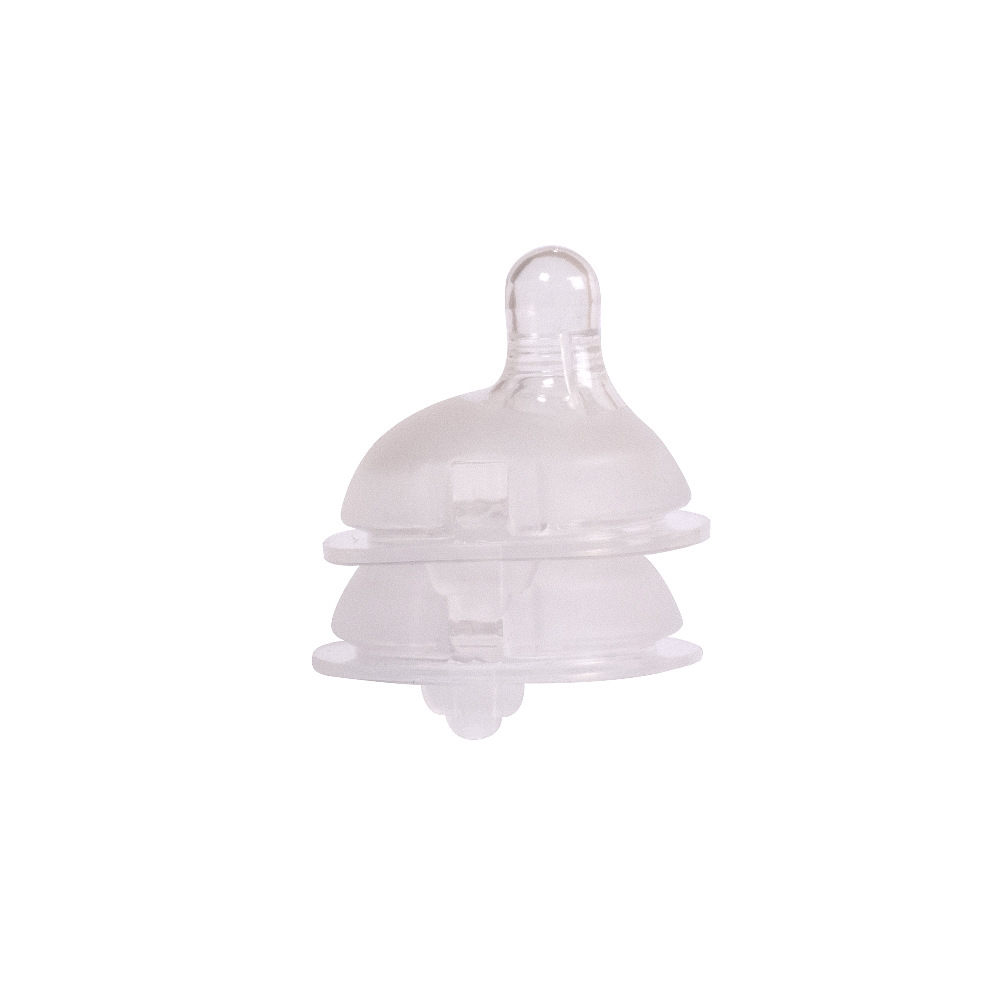 Filibabba Smoczki do butelki 2 szt. 0m+ Silikonowe