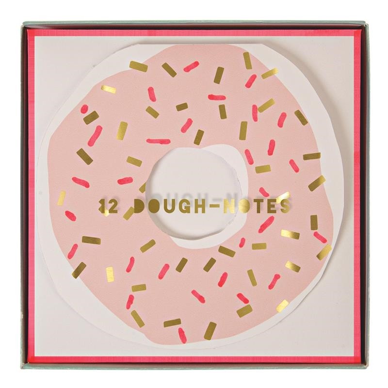 Meri Meri Zestaw kartek ozdobnych Donat 12 szt.