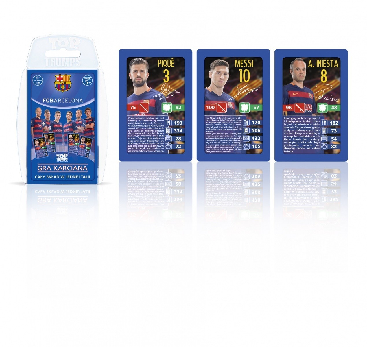 Gra Karciana FC Barcelona dla Dzieci od 6 lat