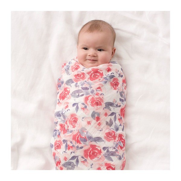 Aden & Anais Otulacz bambusowy Watercolour Garden 3 szt. 0+