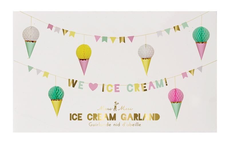 Meri Meri Girlanda Lody 4,6m - Dekoracja Urodzinowa