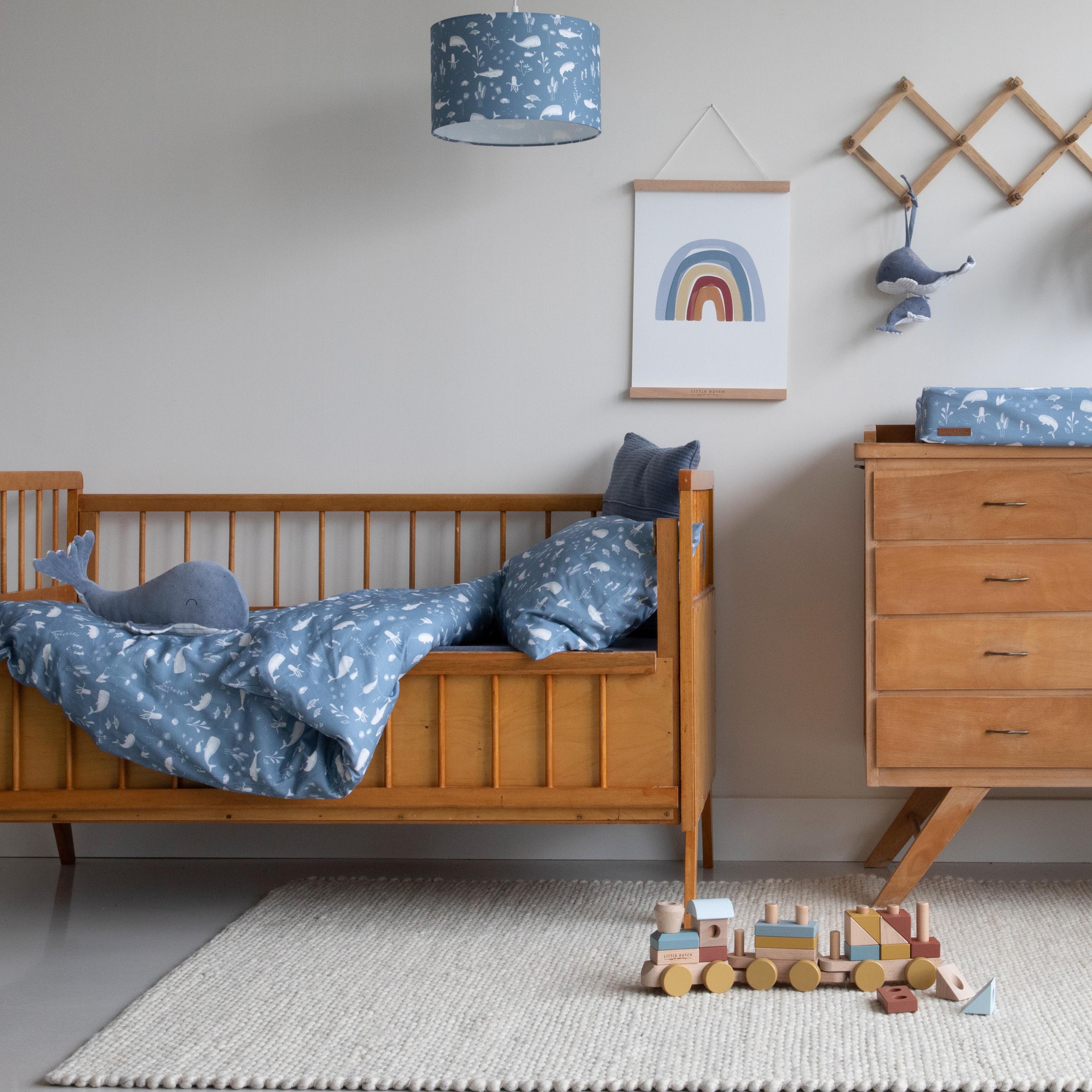 Little Dutch Przytulanka Wieloryb 25cm Ocean Błękit