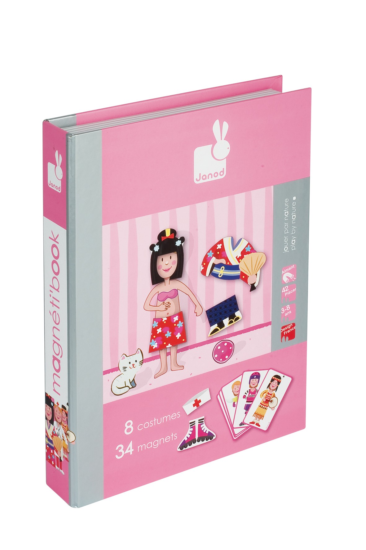 Janod Magnetyczna Układanka Dziewczynka 3-8 lat