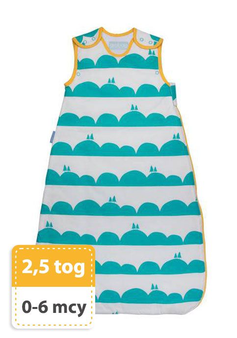 Gro Company Śpiworek Rolling Hills 2.5 tog 0-6 m