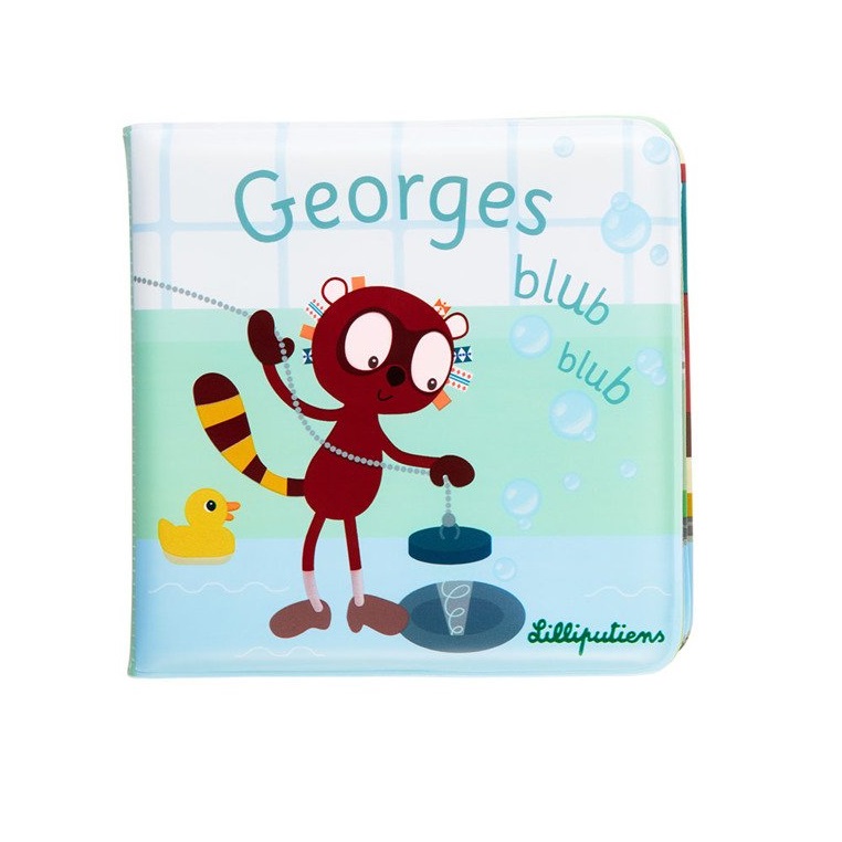Lilliputiens, Książeczka do kąpieli Lemur George 18 m+