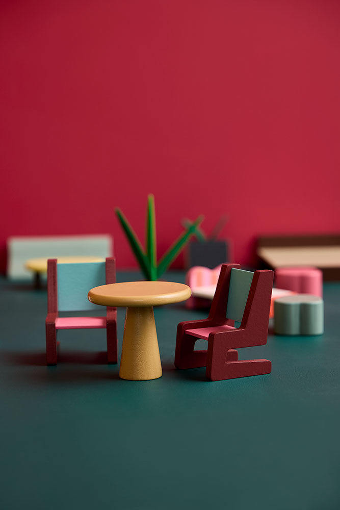 Kid's Concept Domek dla Lalek AIDEN Drewniany 3 Piętra 