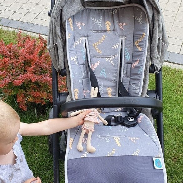 Pink no more Wkładka do wózka Crazy Birds