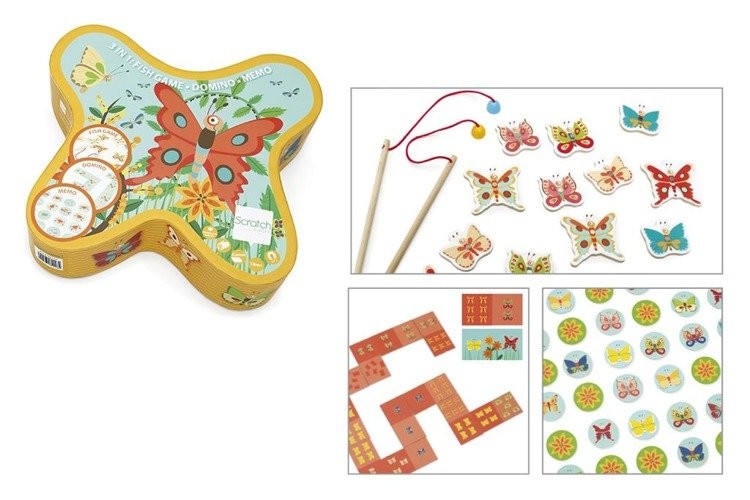 Scratch Gra Łowimy Motylki 3w1 3+