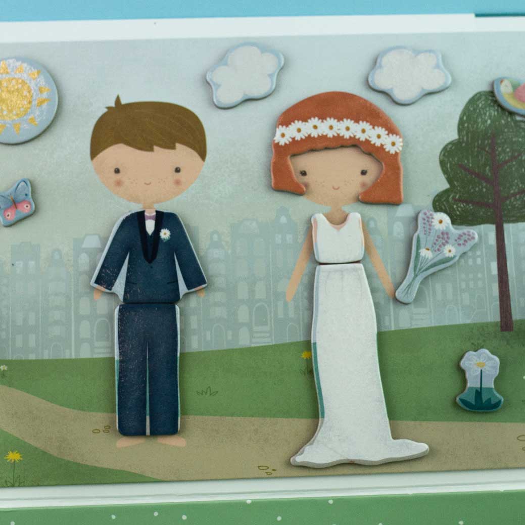 Little Dutch Układanka Magnetyczna Rosa & Jim 3+ lat