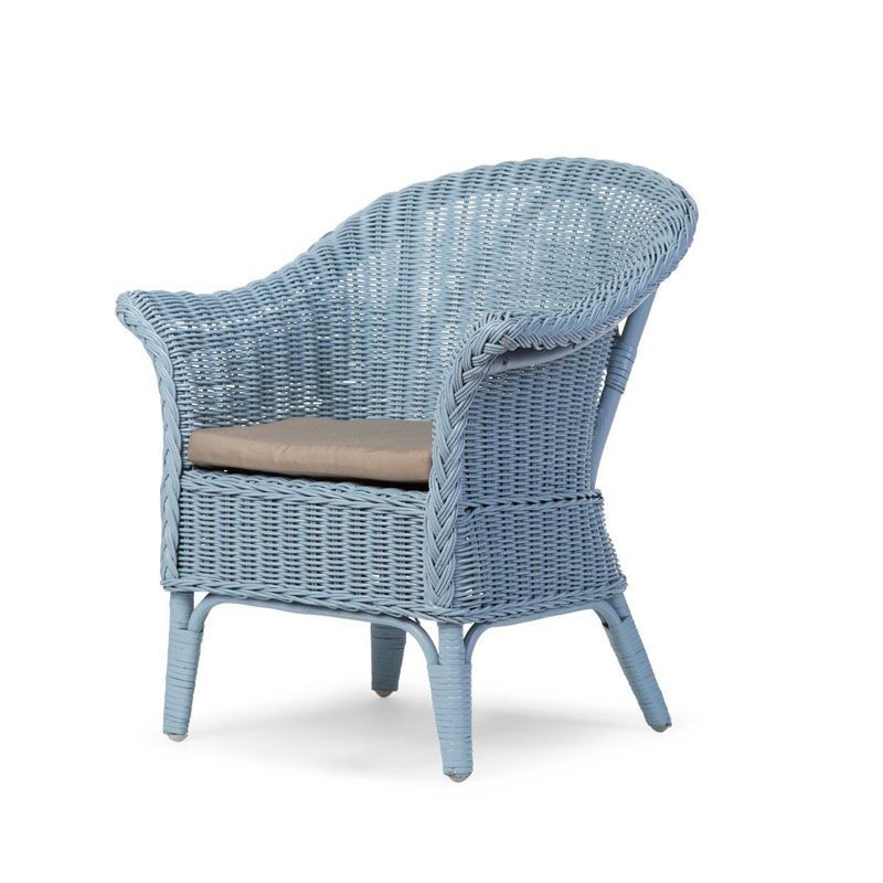 Childhome Fotel Dziecięcy MIMO Wiklinowy Niebieski 3+