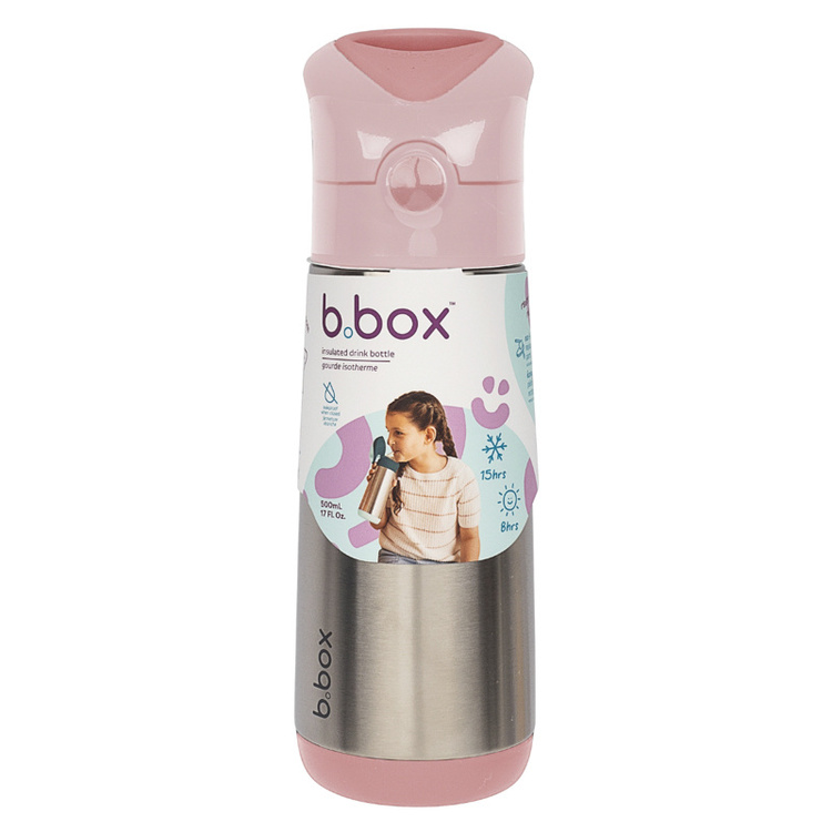 b.box Bidon Termiczny ze Słomką Blush Crush 500 ml