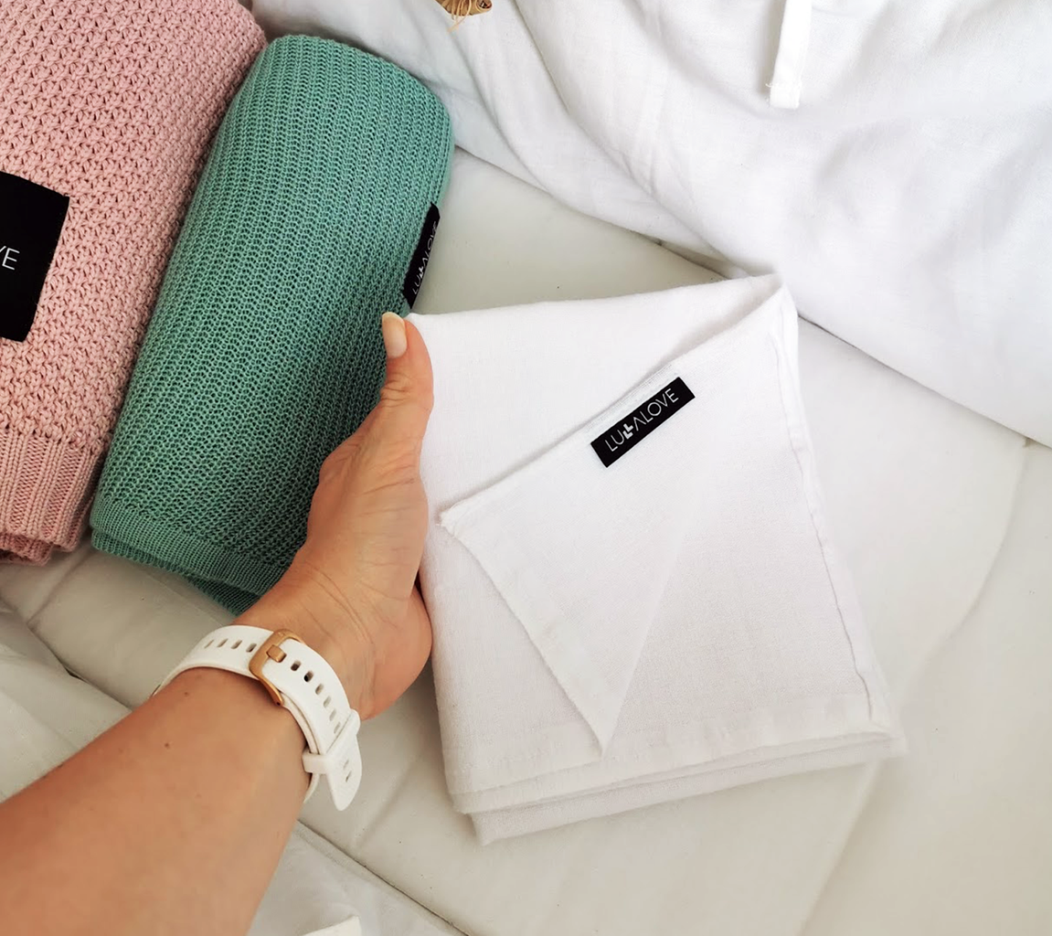 Lullalove Flanela Pieluchy Duże 4 szt. 0+