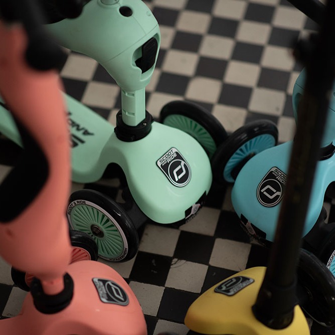 Scootandride Kask S-M Blueberry 3+ Icecream 2020