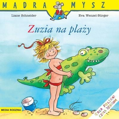 Zuzia na plaży mądra mysz