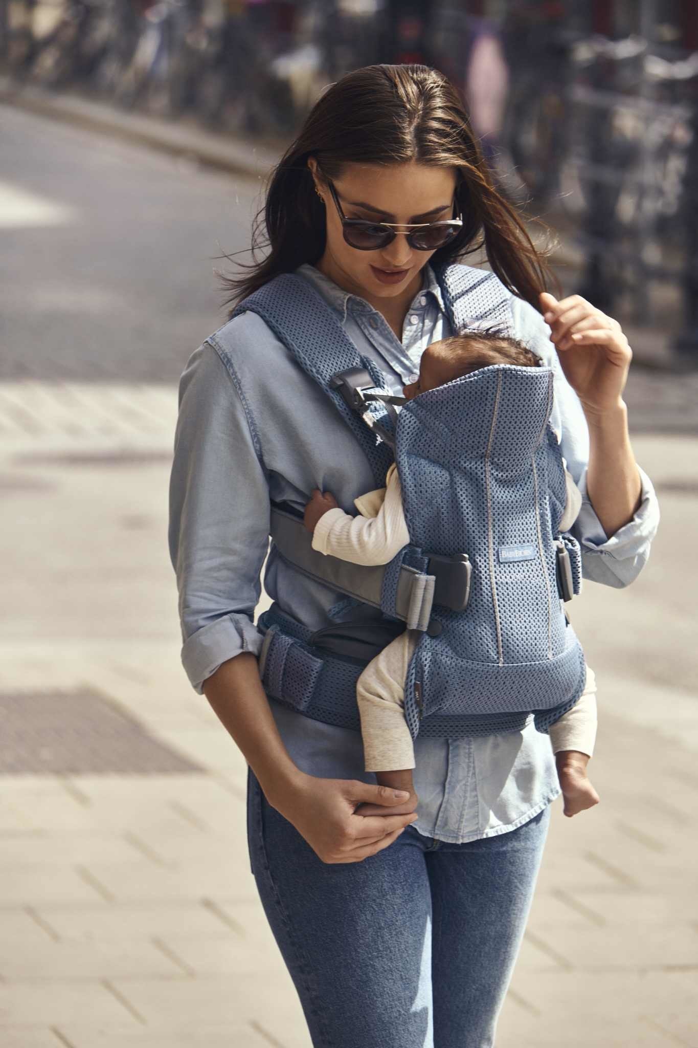 BabyBjorn ONE AIR Nosidełko Ergonomiczne Niebieskie 0-3 lat
