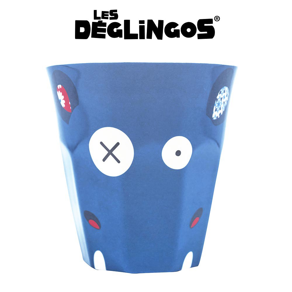 Les Deglingos Kubek Melaminowy Hipopotam Hippipios 9cm