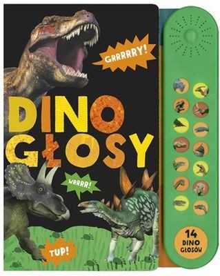 Dino głosy Książka dźwiękowa z dinozaurami 3+