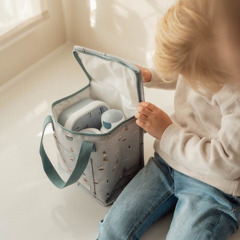 Little Dutch,  Zestaw lunch box  i bidon  Sailors Bay