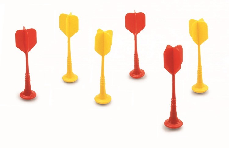 Scratch Lotki do rzutek magnetycznych 6szt Czerwono-żółte 5+