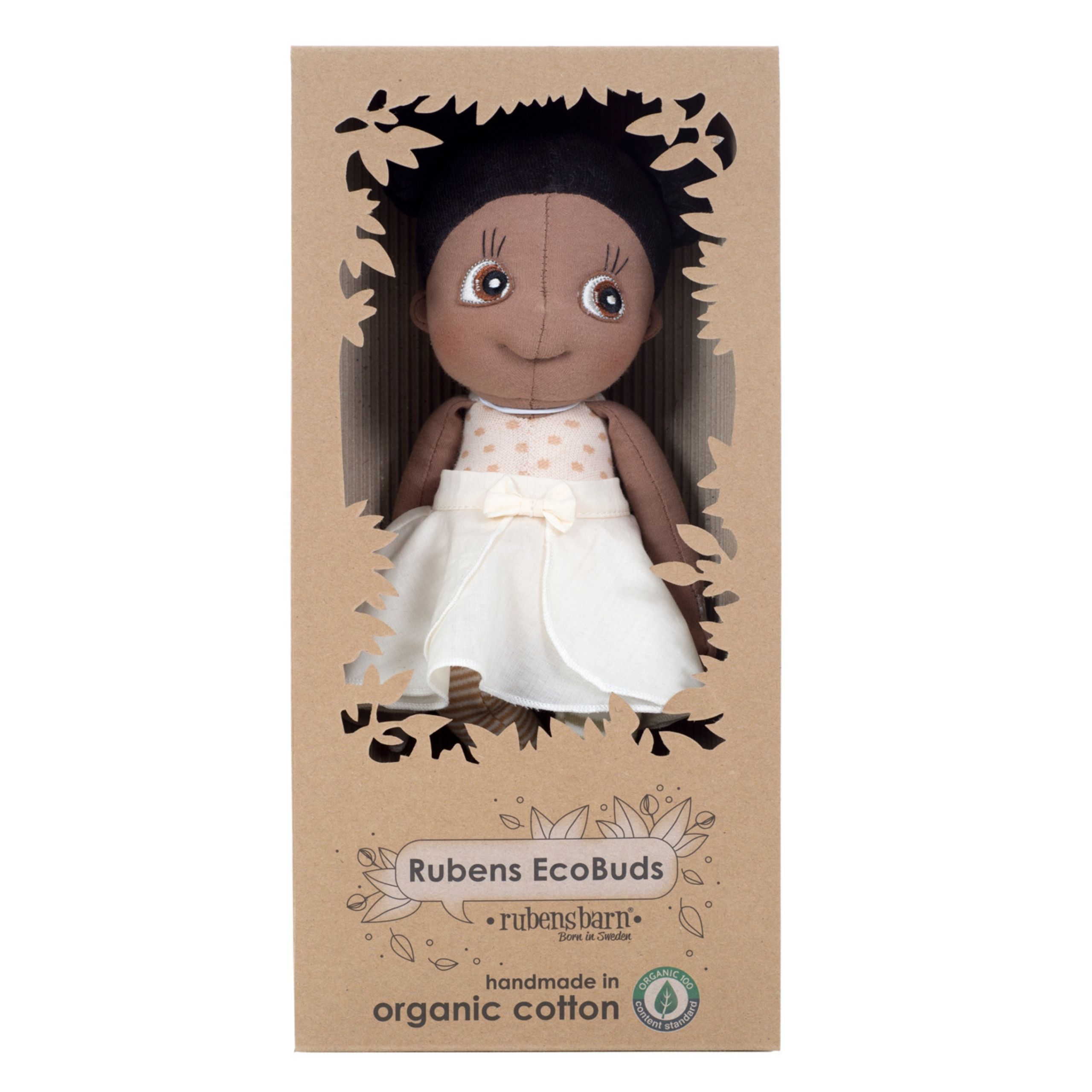 Pierwsza lalka przytulanka Poppy – miękka EcoBuds | Rubens Barn