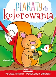 Martel Plakaty do Kolorowania Wiewiórka 32 strony 3+