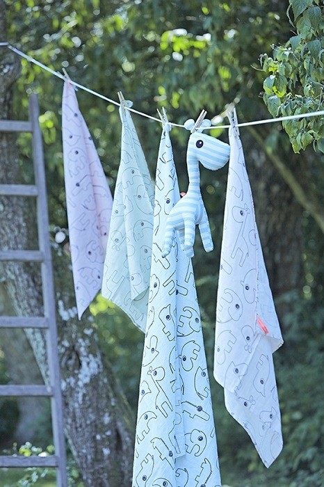 Done by Deer Pieluszka Contour 2 szt. Grey 0+