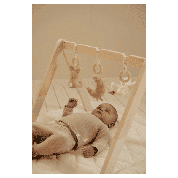 Little Dutch Pałąk Interaktywny Newborn Naturals Drewniany 0-6m