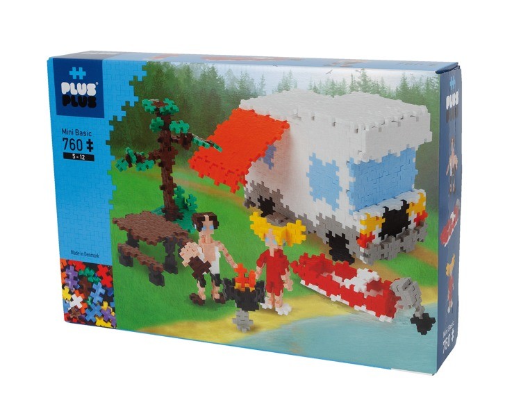 Plus-Plus Mini Klocki 760 szt. - Kamping 3+