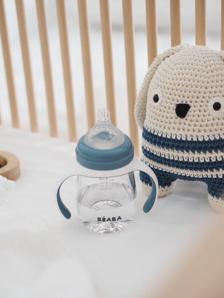Beaba Butelka Treningowa 2w1 Tritan 210ml Windy Blue