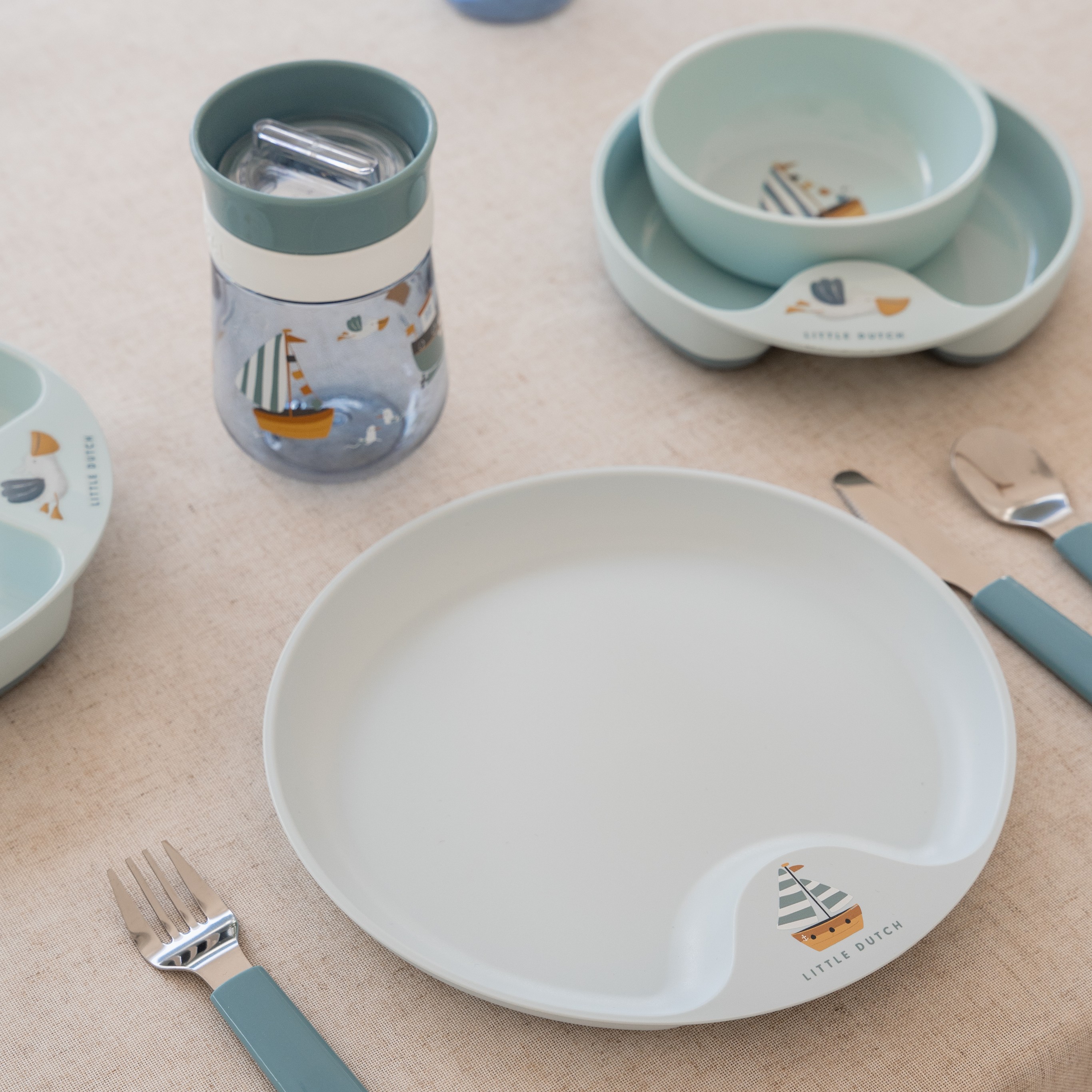 Little Dutch Kubek Treningowy Mio Sailors Bay 300ml 9m+